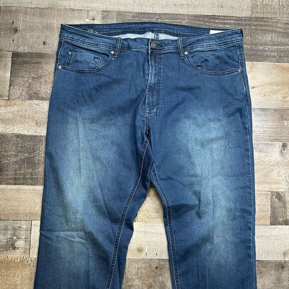 Buffalo David Bitton Men’s Size 40x30 Axel Slim Stretch Jeans Dark Wash Denim - Picture 4 of 11